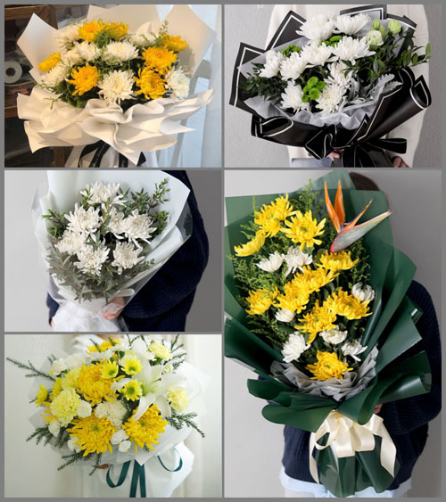 西藏山南市浪卡子县白事花束代送